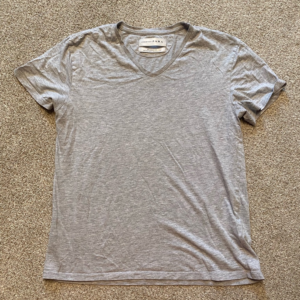 Zara Basic Gray Tshirt